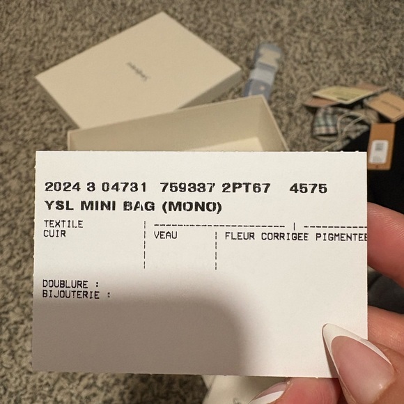 Saint Laurent Blue and Gold Quilted Shoulder Bag - Picture 13 of 15